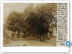 Clinton - Street scene - c 1910