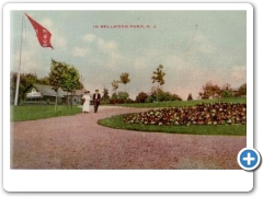 A Flower Mound at Bellewood Park - c 1910