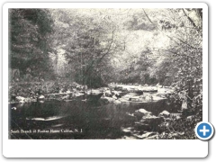 Califon - The South Branch of the Raritan River - 1912