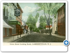 Lambertville - Union Street looking South - c 1910