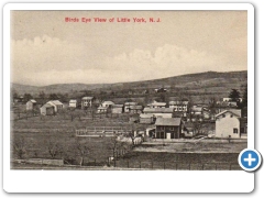 Little York - Birds Eye view of town - c 1910