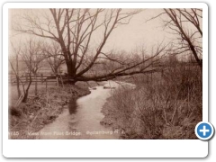 Pattenburg - The Foot Bridge - c 1910