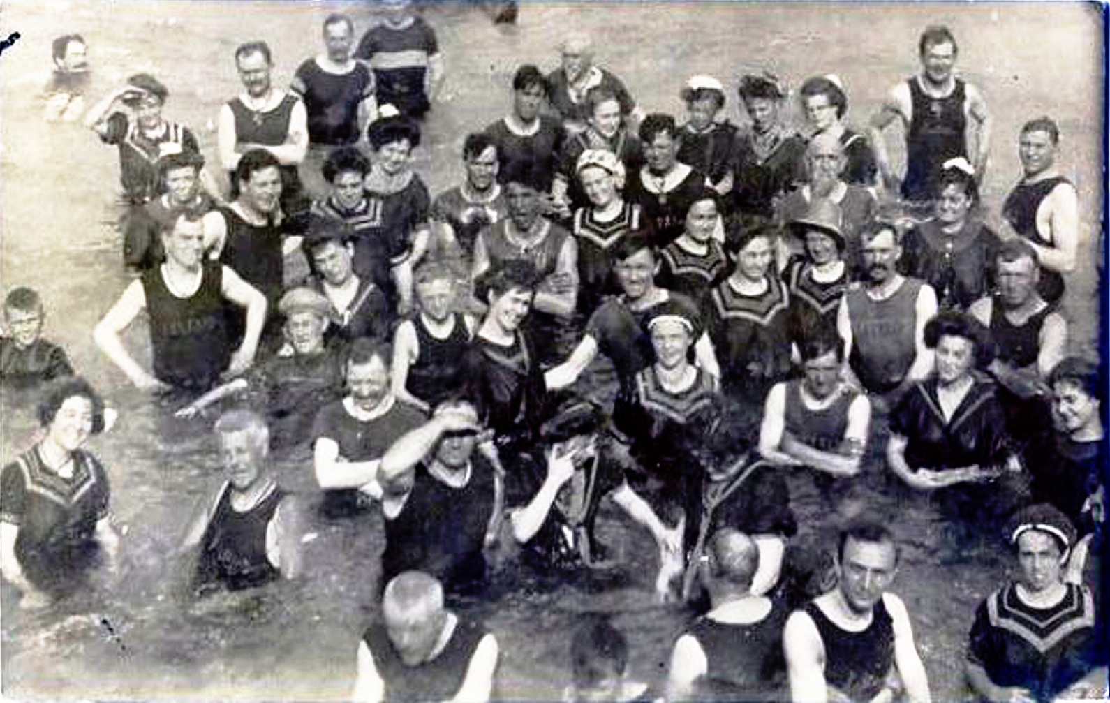 Atlantic City - A group of Bathers