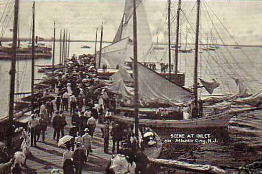 Atlantic City - Sailboats at the Inlet