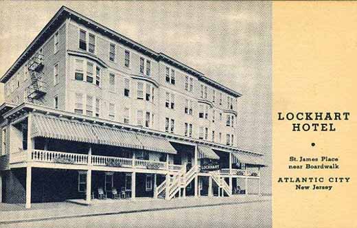 Atlantic City - View of Lockhart Hotel