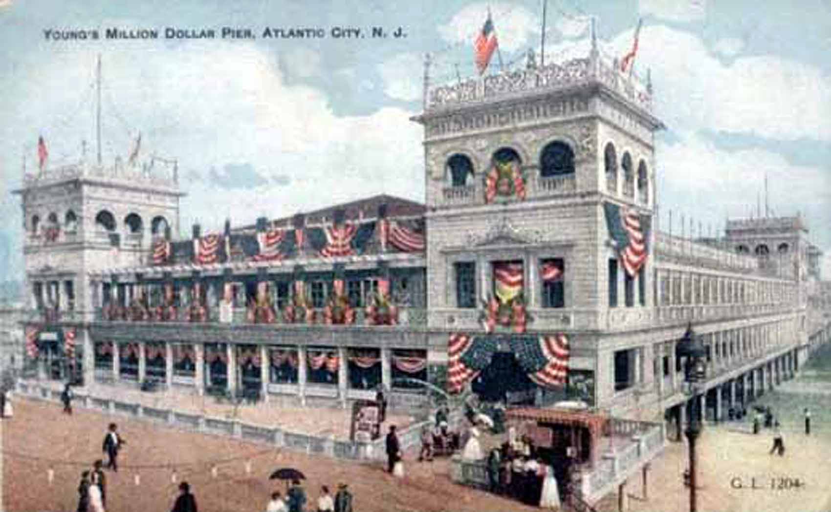 Atlantic City - Youngs Pier - early 1900s