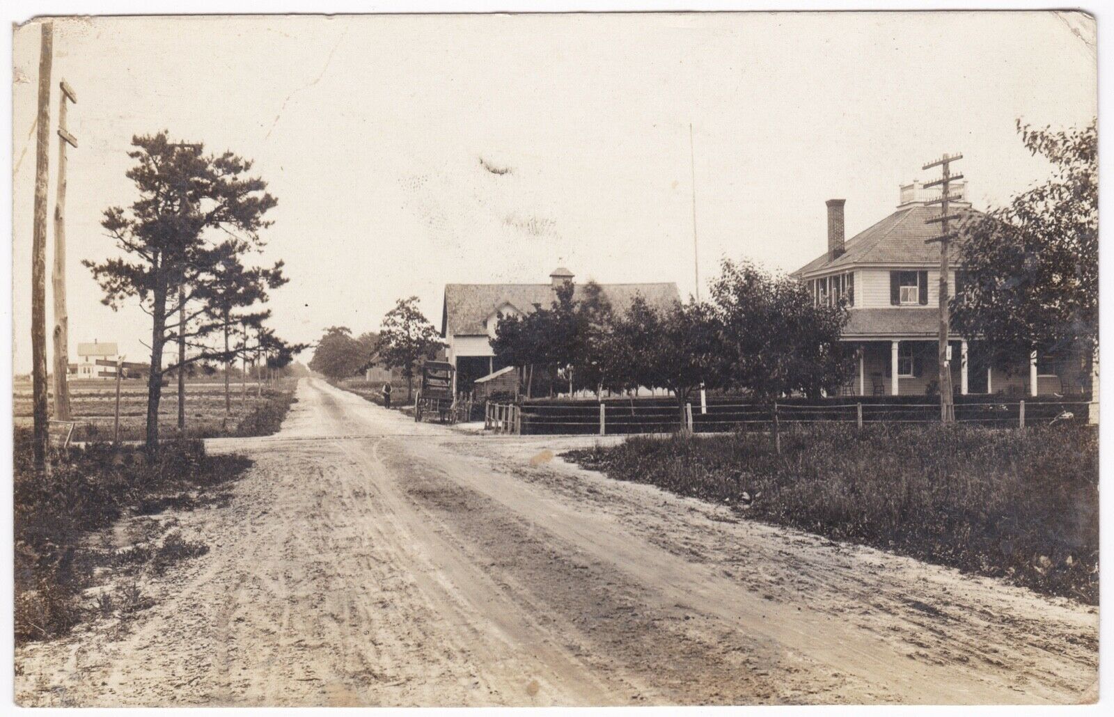 Cologne - Bob White Lodge Cologne Ave County Rd - c 1910