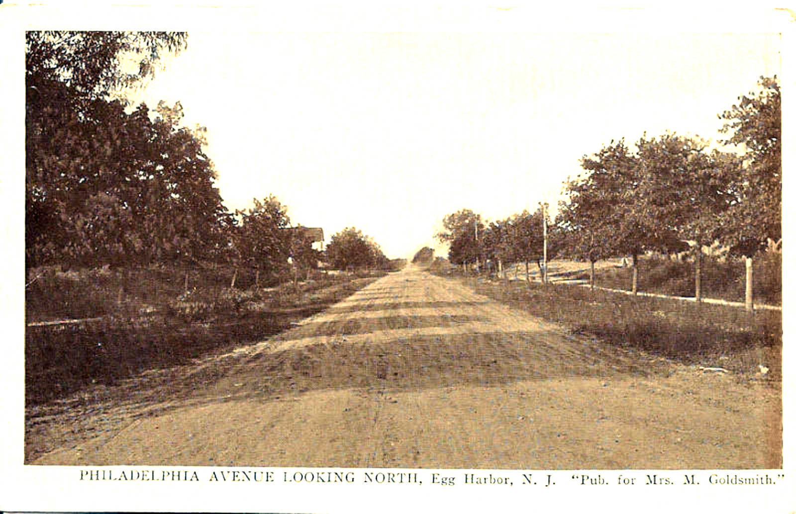 Egg Harbor City - Philadelphia Avenue looking North