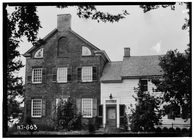 Port Republic - Side View of Franklin Inn and Store - Church Lane and Main Street - Side view -R Merritt Lacey, Photographer - August 8 1940 - HABS