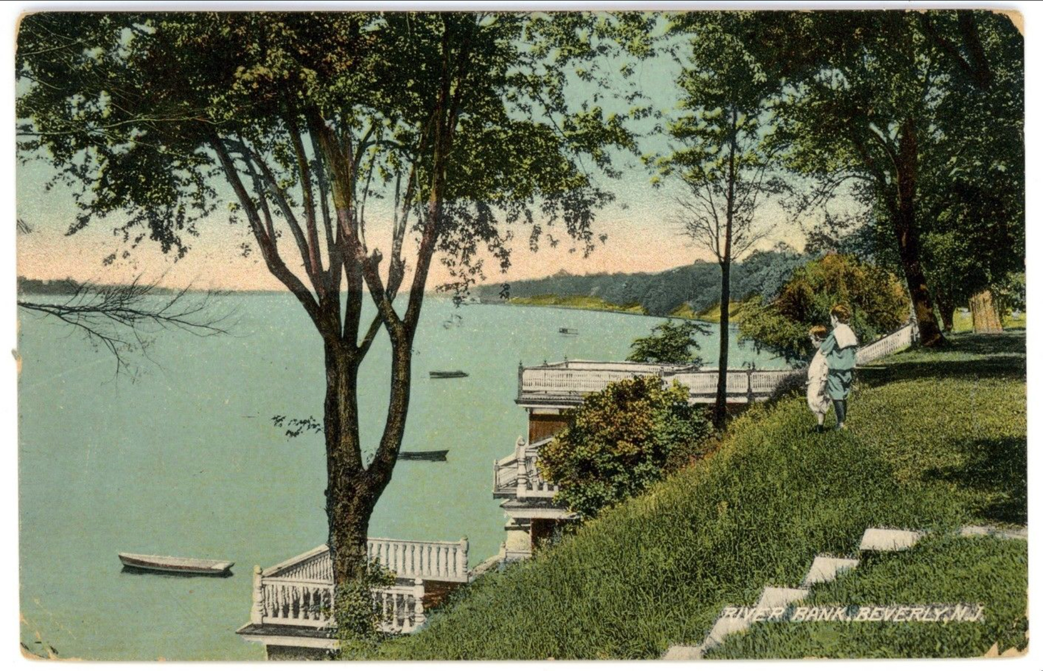 Beverly - Boathouse on the Delaware River - c 1910 - b