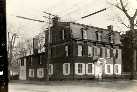 brdntwnFrancis Hopkinson House (built by John Imlay), Park Avenue, Bordentown, 1750 (owned by Judge Harold B. Wells, 1939)nja