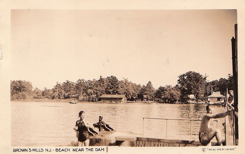 Browns Mills - At the beach near the dam