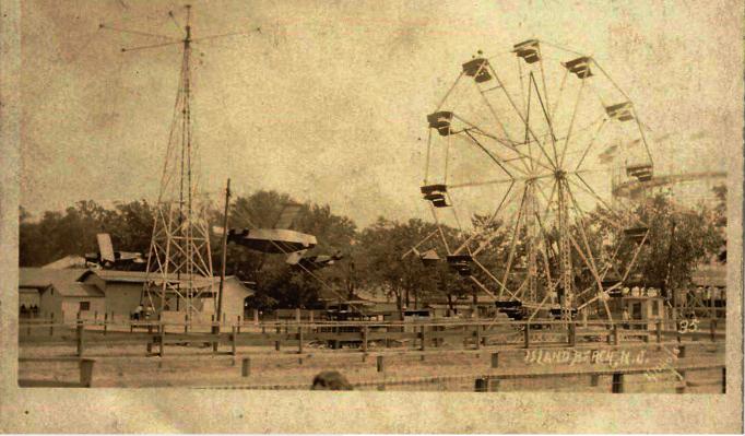 Burlington Island - Island Beach Amusment Park - c 1910s-20s