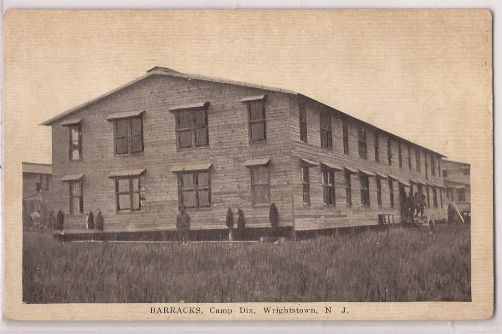 Camp Dix - Barracks view - 1917-18 or so