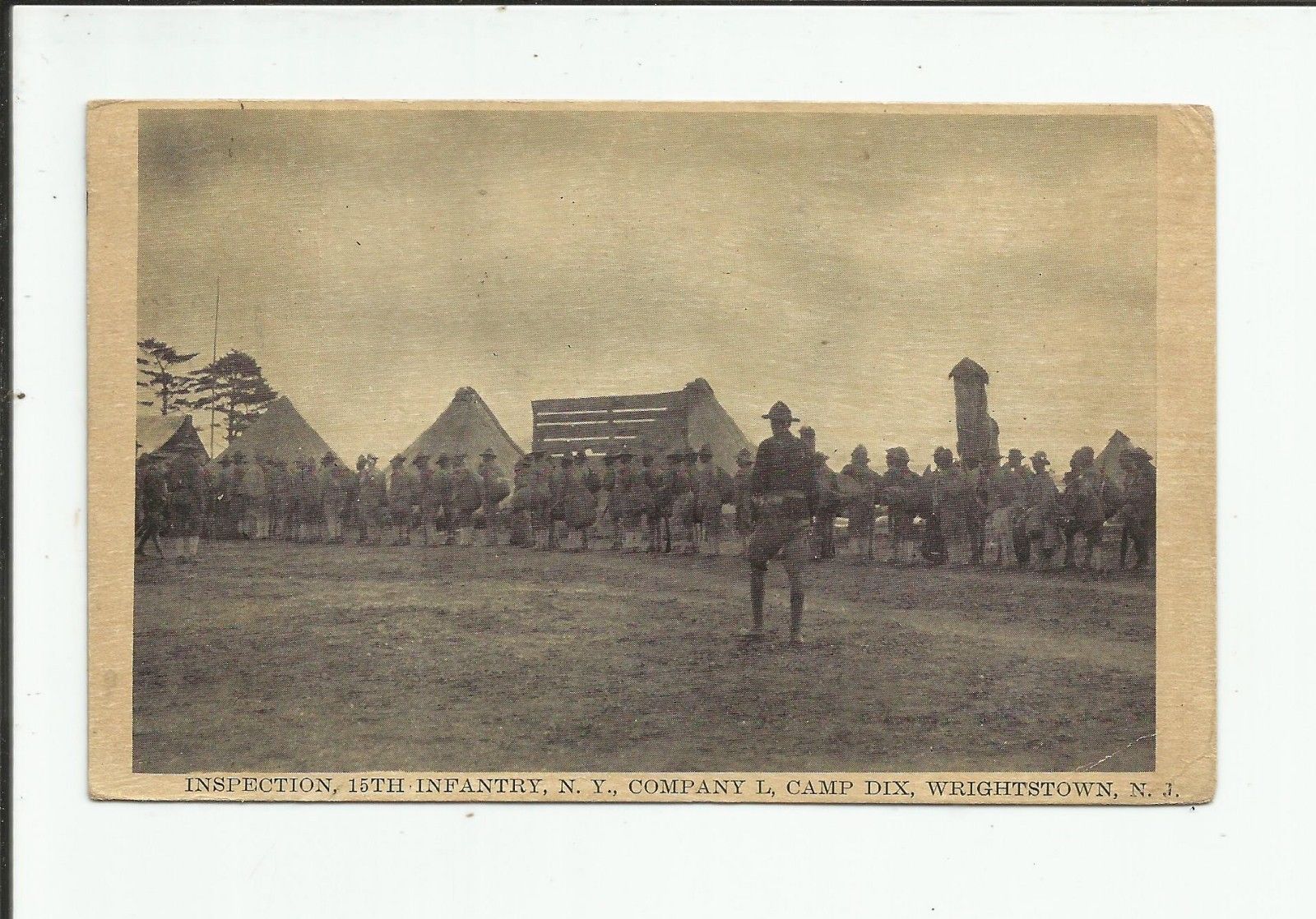 Camp Dix - SPECTION 15 INFANTRY, NY, COMPANY L - c 1917