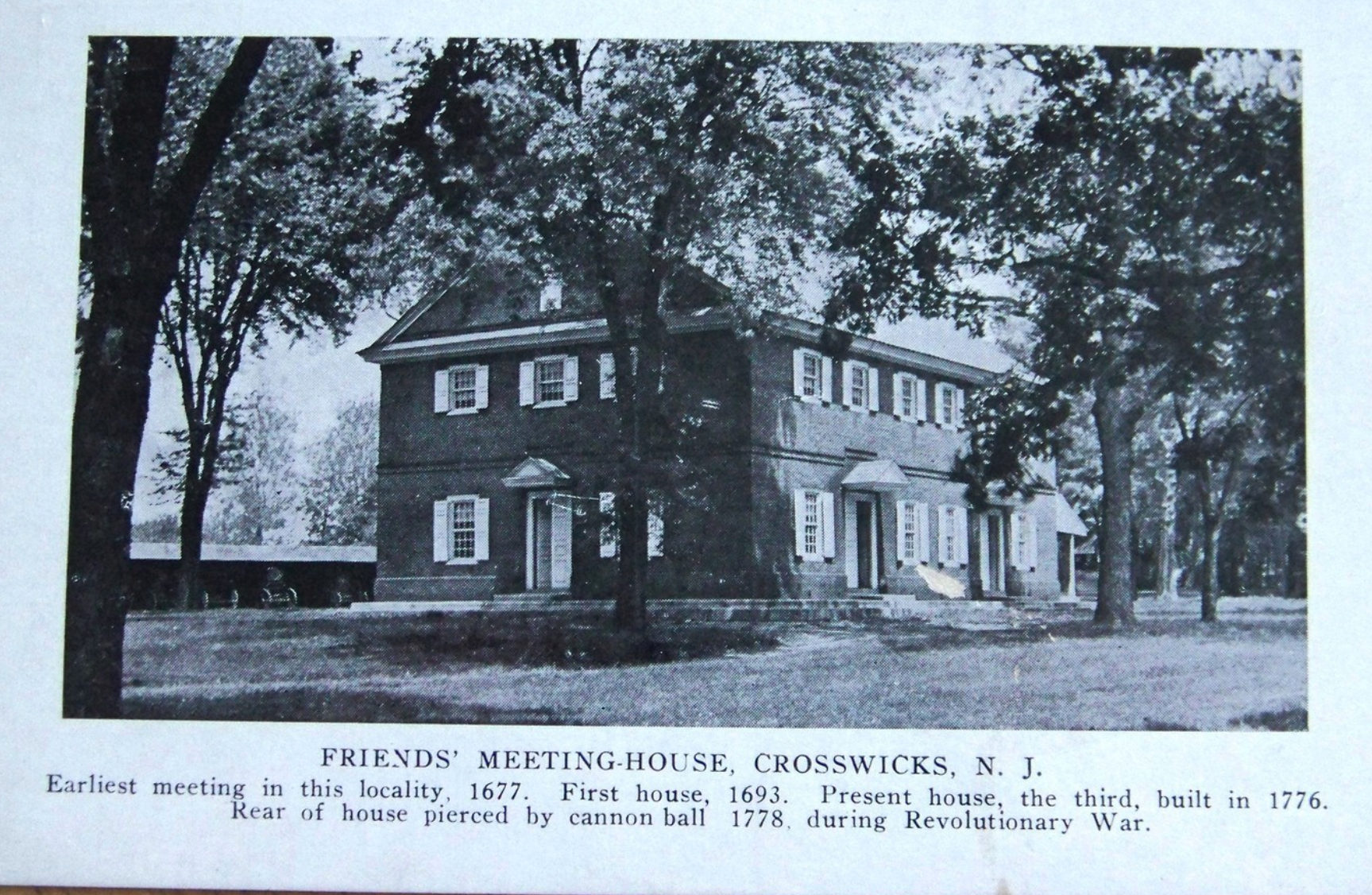 Crosswicks - Chesterfield Friends Meeting House