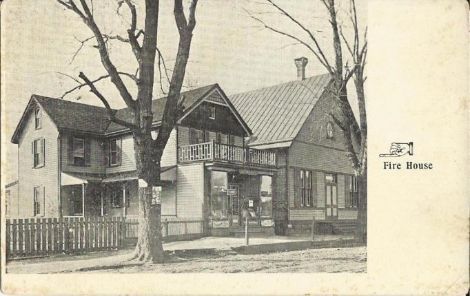 Lumberton - Lumberton Fire company - Houses and Store - 1911