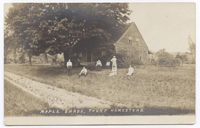 Maple shade - Thorp Homestead - c 1910 copy