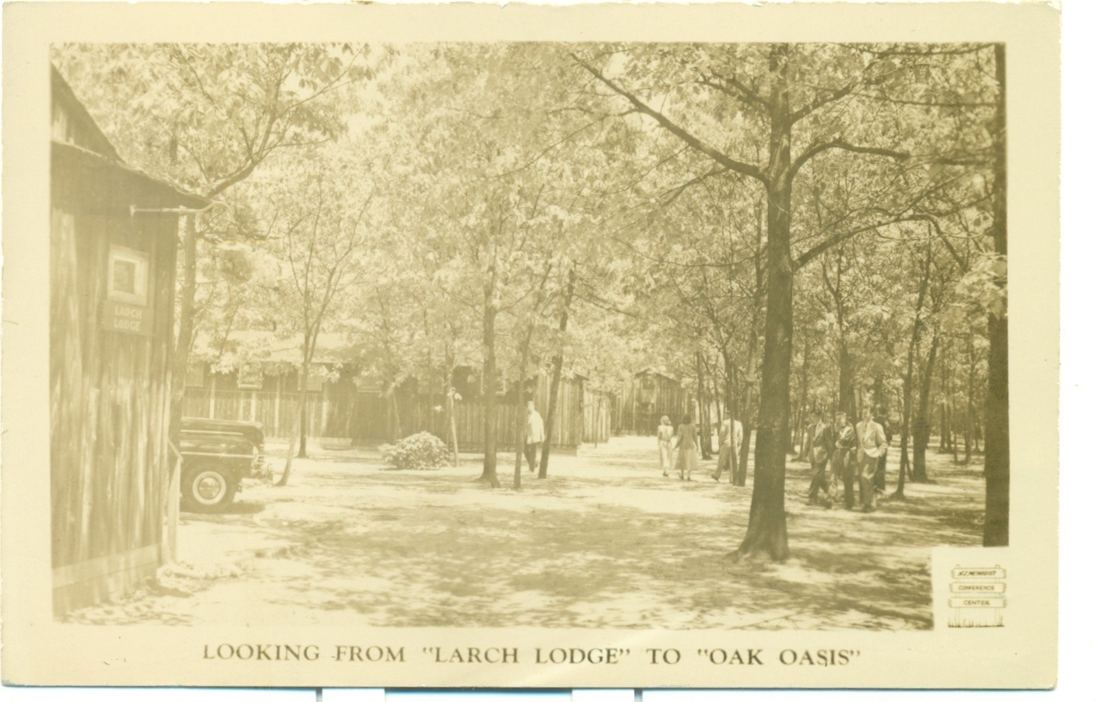 Pemberton - Looking from Larch Lodge to Oak Oasis - 1949