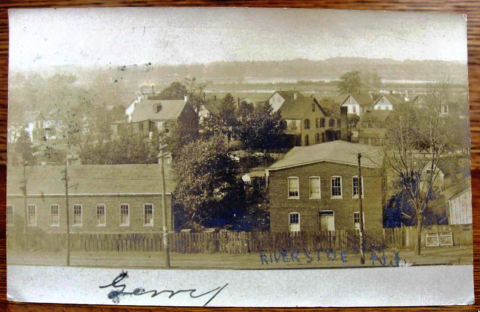 Riverside - looking towards Rancocas Creek - c 1910