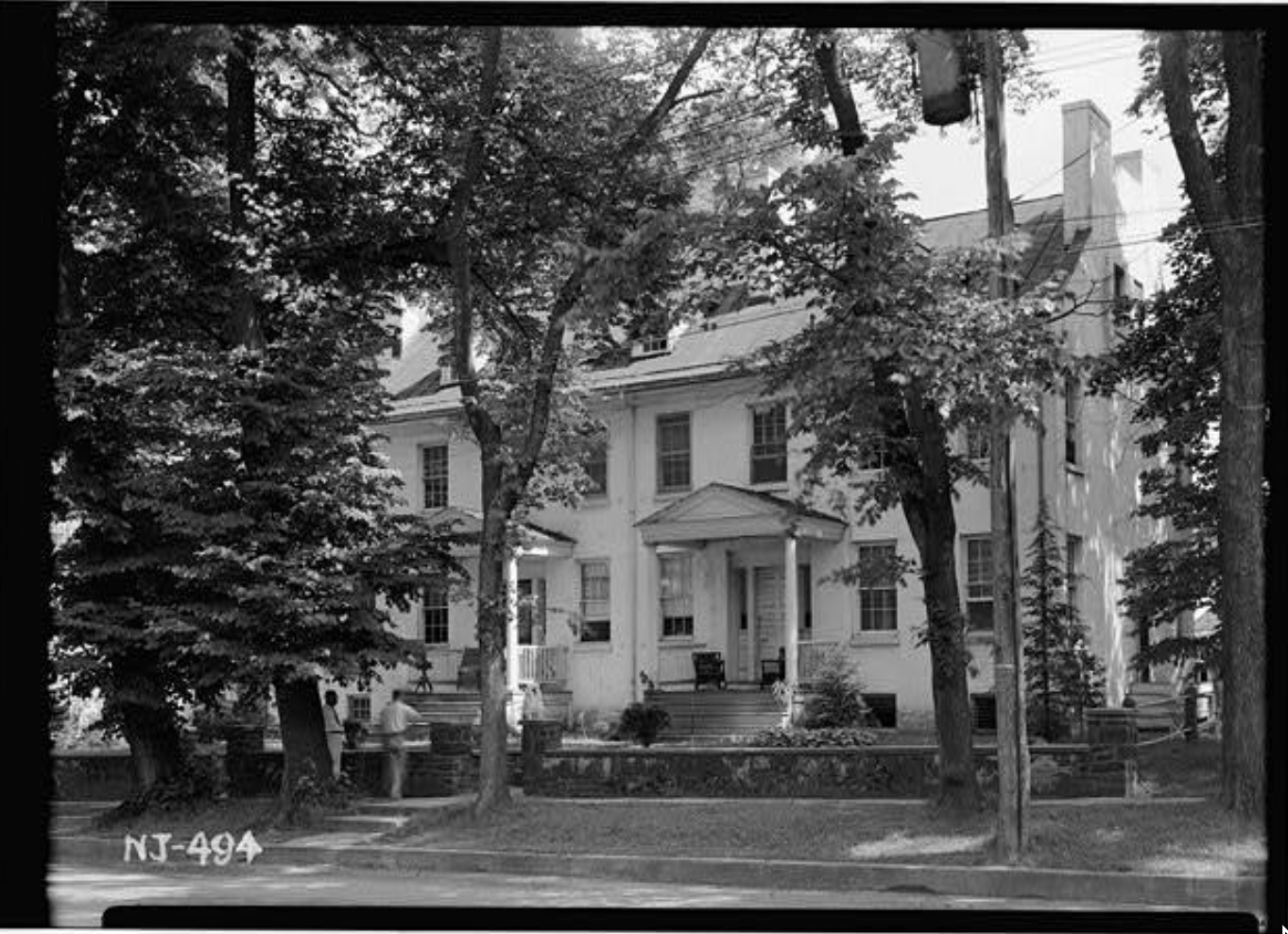 Vincentown - Dr John Woolston House - HABS - Nat Ewan - c 1936