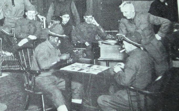 Wrightstown - Red Cross Canteen - Checkers - 1918