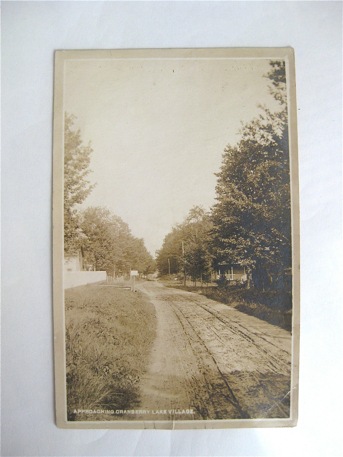 Cranbury Lake - Approaching Cranberry Lake Village