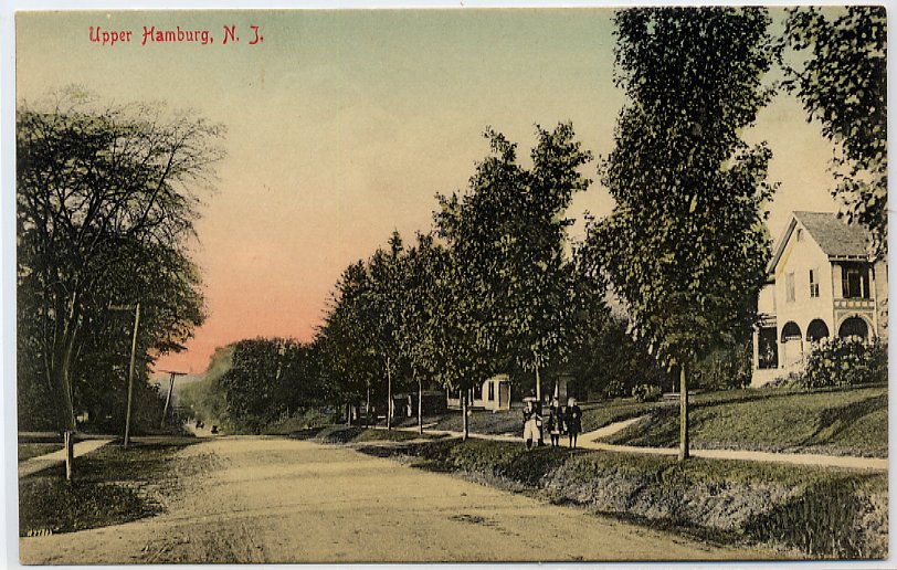 Hamburg - Street scene in Upper Hamburg - 1906