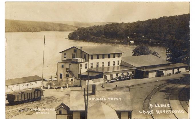 Lake Hopatcong - Nolans Point - Allens - W J Harris - 1910