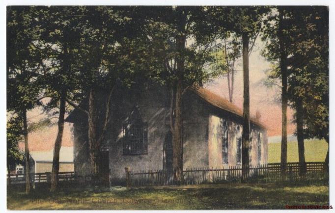 Monroe vicinity - Old North Church between Hamburg and Monroe - c1908