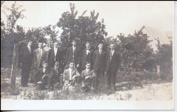 Newton - Lester Snyder and his Sunday school class - 1908