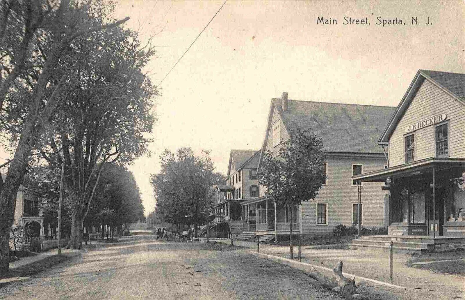 Sparta - Main street - Deckers Store - c 1910