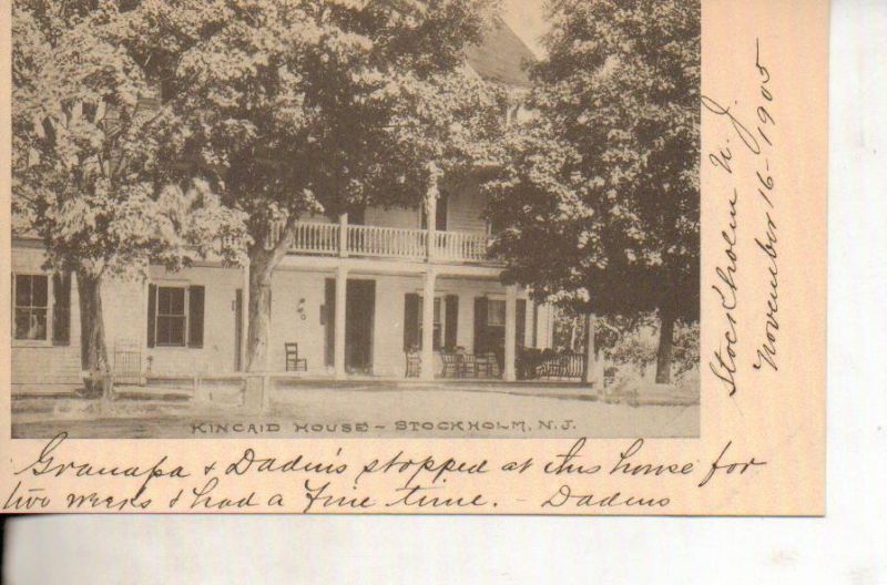 Stockholm - The front elevation of the Kincaid House - 1906