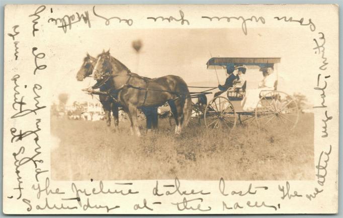 Sussex - Horse drawn carriage or surrey - c 1910