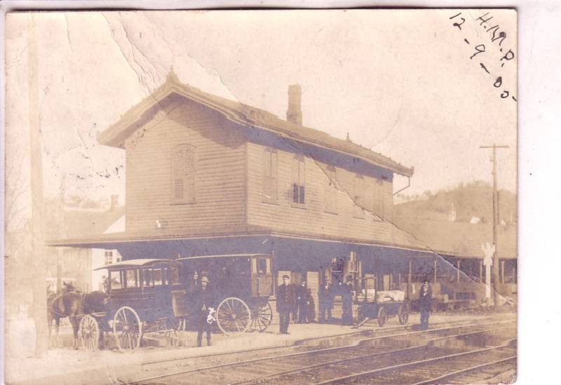 Sussex - NYS and W RR and Susquehanna RR Depot - 1905