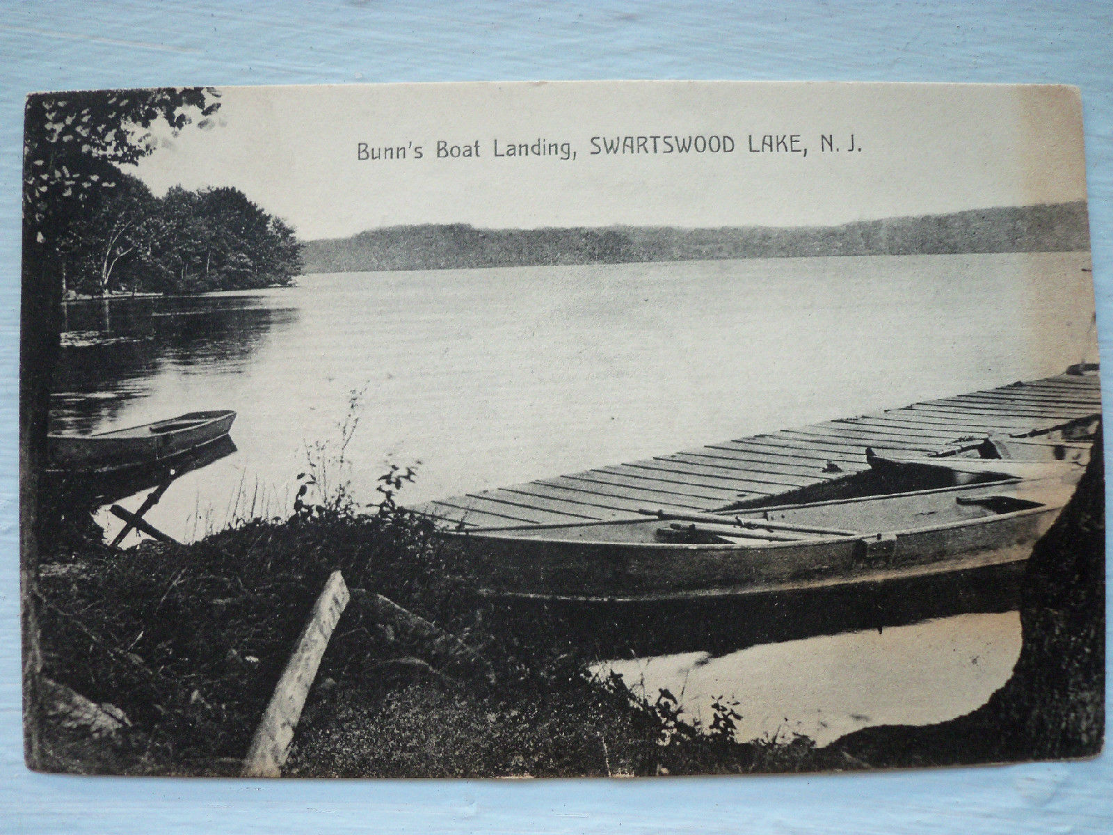 Swartzwood Lake - Bunns Boat Landing - c 1910 